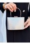 Women's Stone-Embellished Handbag and Long Chain Strap Bucket Model Evening Dress Bag (Wedding Engagement Marriage Prom Graduation) - 4