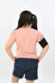 Girl's Printed Crew Neck Short Sleeve T-Shirt - 6
