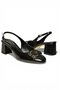 Y820310160 Black Rustic Thick Heeled Women's Shoes - 4