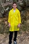 Children's Raincoat – Hooded Unisex Waterproof Lightweight Long Model - 3
