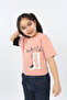 Girl's Printed Crew Neck Short Sleeve T-Shirt - 3