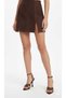Bitter Brown Women's Stylish Evening Dress Shoes with Staple Detail - 2