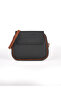 Women's Crossbody Bag with Flap and Zipper, Multi-Compartment Shoulder Bag - 4