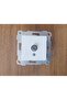 Sat Prizi F Female Connector White – Tv Satellite Antenna Socket Mechanism - 2