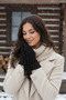 Women's Gloves with Tassels – Stylish and Soft Textured Winter Gloves - 3