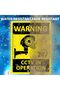 Self Adhesive Warning 24 Hours CCTV in Operation Sticker Signs 20x15cm (2-Pack, Yellow/Black) - 5