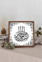 لوحة مربعة بإطار خشبي TK2873
