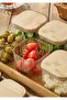 Glass Breakfast Set - Bamboo Square Breakfast Set 13 Pieces, Striped - 3