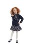 Girl's Festive Outfit - Travel Plaid Skirt and Blouse Two-Piece Set