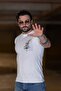 تي شيرت مطرز بـ 2 خيطًا على شكل أوراق الشجر - 3