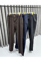 Men's Premium Straight Classic Modern Fit Fabric Trousers
