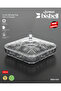 Acrylic Serving Tray with Lid Square 24cm,Cake Dessert Platter Cover,BB4190 - 4