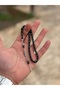 Blue Vermeil Ankle-Length Powder Amber Prayer Beads