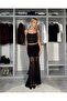 Women's Black Lace Tulle Skirt - 2