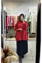 3001 Oversize Buttoned Shirt Red