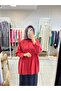 3001 Oversize Buttoned Shirt Red - 3