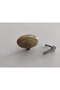 5 Pieces of Luxury Antique-Style Yellow Metal Knobs for Drawer, Cabinet, Kitchen, Wardrobe Handle - 5