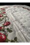 Tulip Patterned Machine-Made Single Prayer Mat - 2