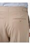 Men's Regular Fit High Waist Pleated Buckle Fabric Trousers - 7
