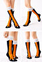 1 Pair Unisex Chicken Leg Figure Tennis Knee Socks - 2