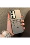 Samsung Galaxy S24 Fe Compatible Silicone Edge Hard Back Anti-Fall Phone Case with Airplane Pattern - 2