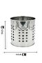 Stainless Steel Countertop Decorative Spoon Holder Metal Kitchen Utensil Organizer Ladle Holder - 2