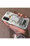 Samsung Galaxy M13 Compatible Silicone Edge Hard Back Anti-Fall Phone Case with Airplane Pattern