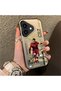 iPhone 16 Compatible Silicone Edge Hard Back Anti-Fall Phone Case Cr7 Patterned - 2