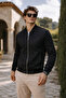 Men's Premium Comfort Basic Nubuck Suede Black Jacket - 3