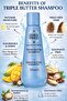 TRIPLE BUTTER SHAMPOO AND CONDITIONER COMBO PACK - 3