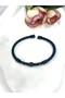 Premium Leather Men's Bracelet |   Black Onyx Stone Cube Figure - 3