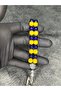 Zaza Sallamalık Balık Yellow Navy Blue High-End Fan Prayer Beads - 3