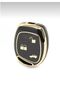 Luxury Ford Fiesta Mondeo Focus Transit 3 Button Nano Key Case Cover Black Gold Golden Color