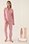 Women's Shirt Pajama Set Licensed Product Cotton Modal Fabric Long Sleeves