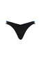 Womens Swim V-Shape Brazilian Bikini Bottom - Black - 6