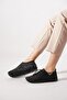 Novitas Stitched Gel Sole Genuine Leather Women's Shoes Black Skin - 3