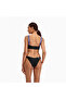 Womens Swim Bandeau Top - Black - 2