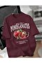 Unisex Men/Women Pomaganates Custom Printed Oversize Cotton T-Shirt T-Shirt