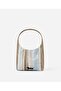 Striped Color Patterned Coffee Functional Design Shoulder Bag Daily Travel Use - 5