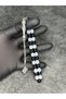 Zaza Sallamalık Balık Black and White High-End Fan Prayer Beads