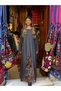 Gray Color Asymmetrical Maxi Long Tunic