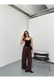 New Season Linen Fabric Wide-Leg Pants with Elastic Waist and Double Buttons - 2