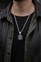 Special Steel Masculine Design for Dog Lovers Men's Necklace with Pitbull Head - 6