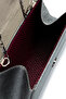 Minimalist Design Glittery Covered Lip Evening Dress Handbag Anthracite - 6