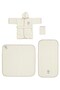 Tazmania Goal Lisans Embroidered Bamboo Newborn Baby Set - Cream Beige