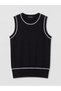 Trendlucky Women's Knitwear Sweater with Oval Collar and Contrast - 5