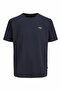 Men's Navy Blue Jprblatyler Ss Tee T-Shirt 12292383-Nightsky - 5