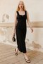 My Fashion Tie-Detail Midi Linen Dress - 5