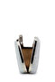 Amanda Evening Dress Handbag with Ring Detail and Stones, White - 7