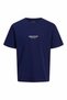 Men's Navy Blue Jorvesterbro Tee Ss Crew Neck Noos T-Shirt 12240121-Oceancave - 5